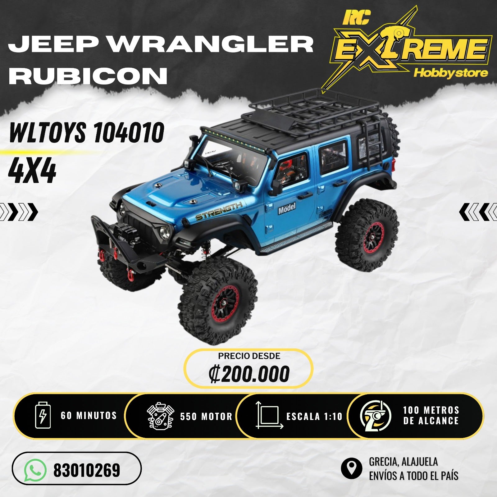 Jeep Wrangler Rubicon WLToys 104010