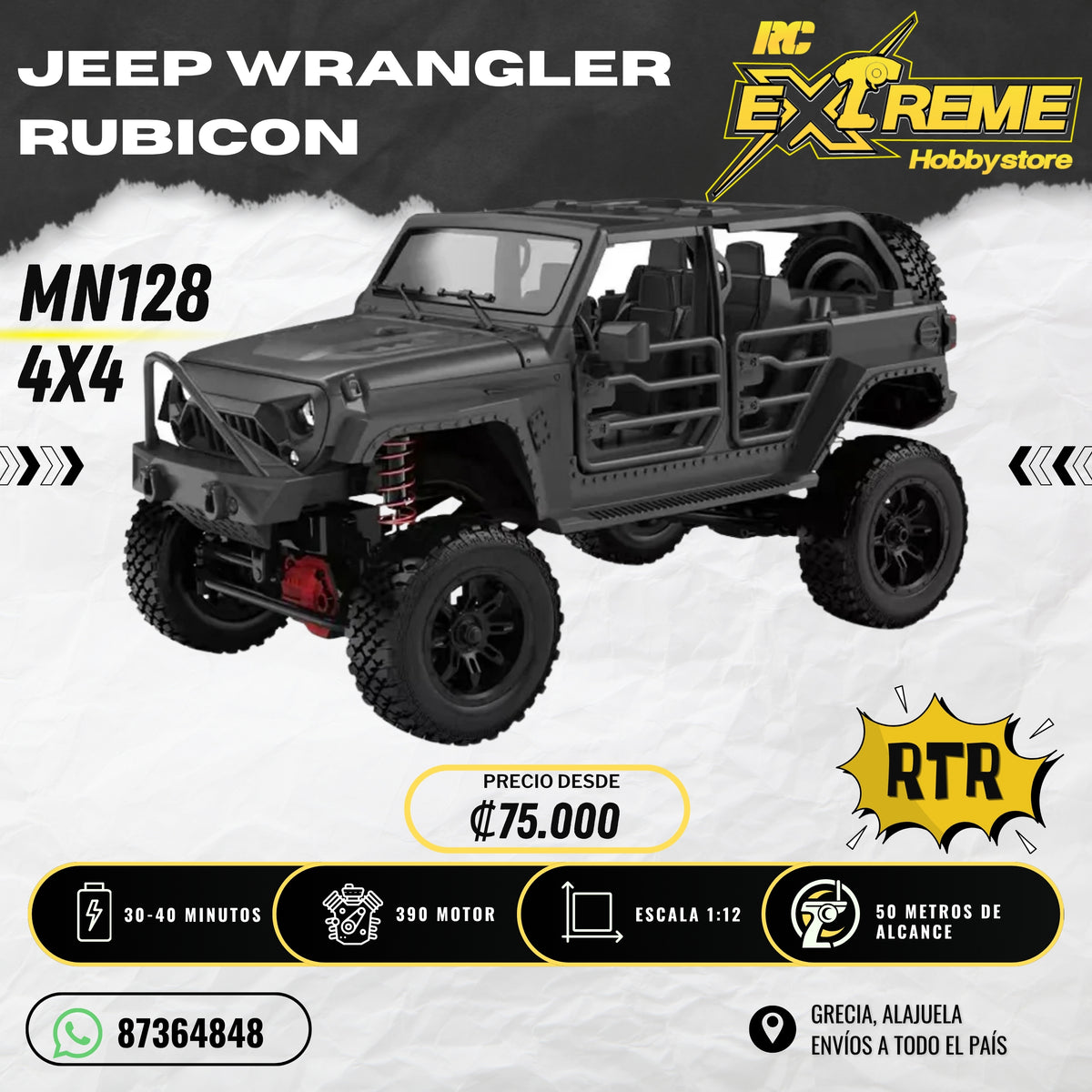 Jeep Wrangler Rubicon MN128 4x4