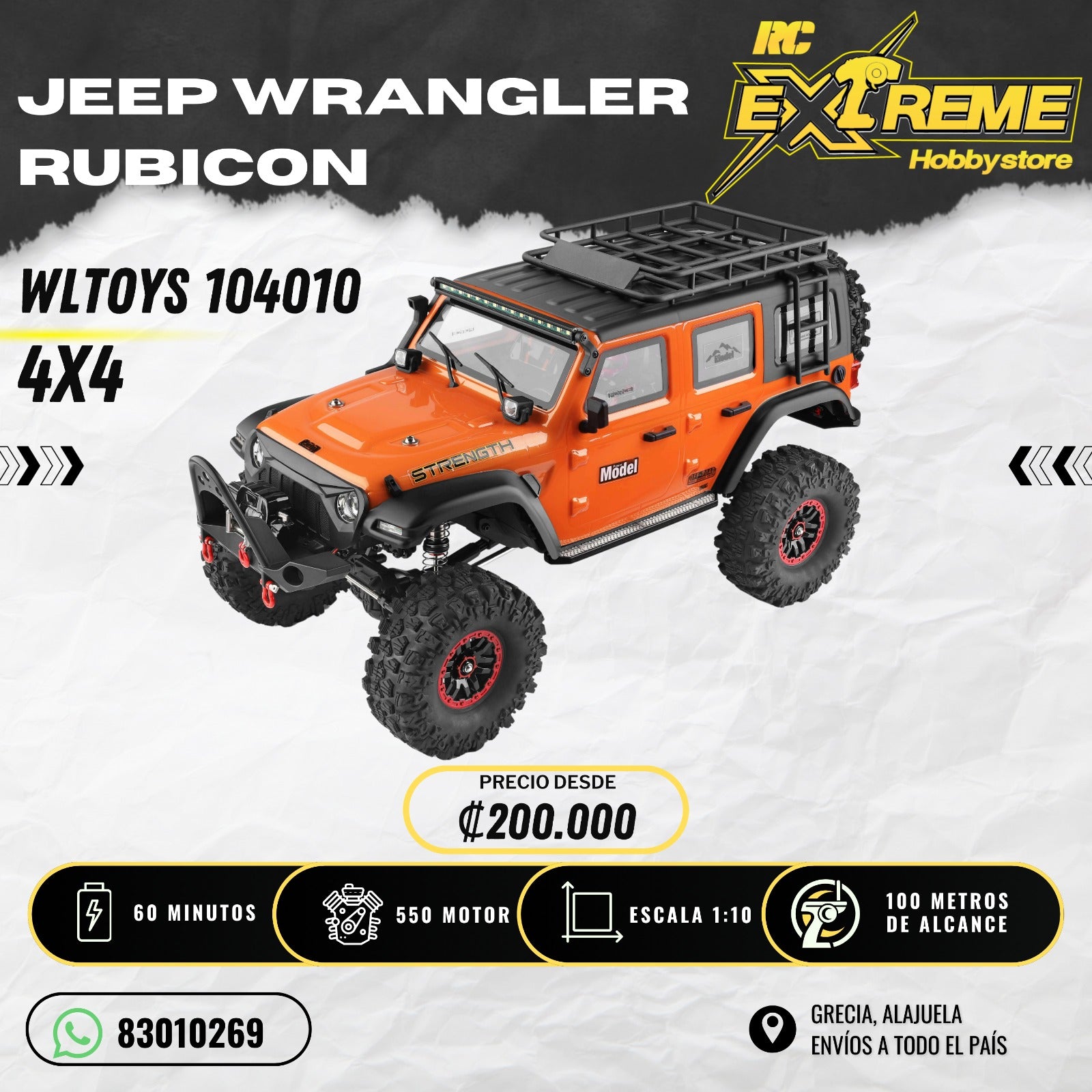 Jeep Wrangler Rubicon WLToys 104010