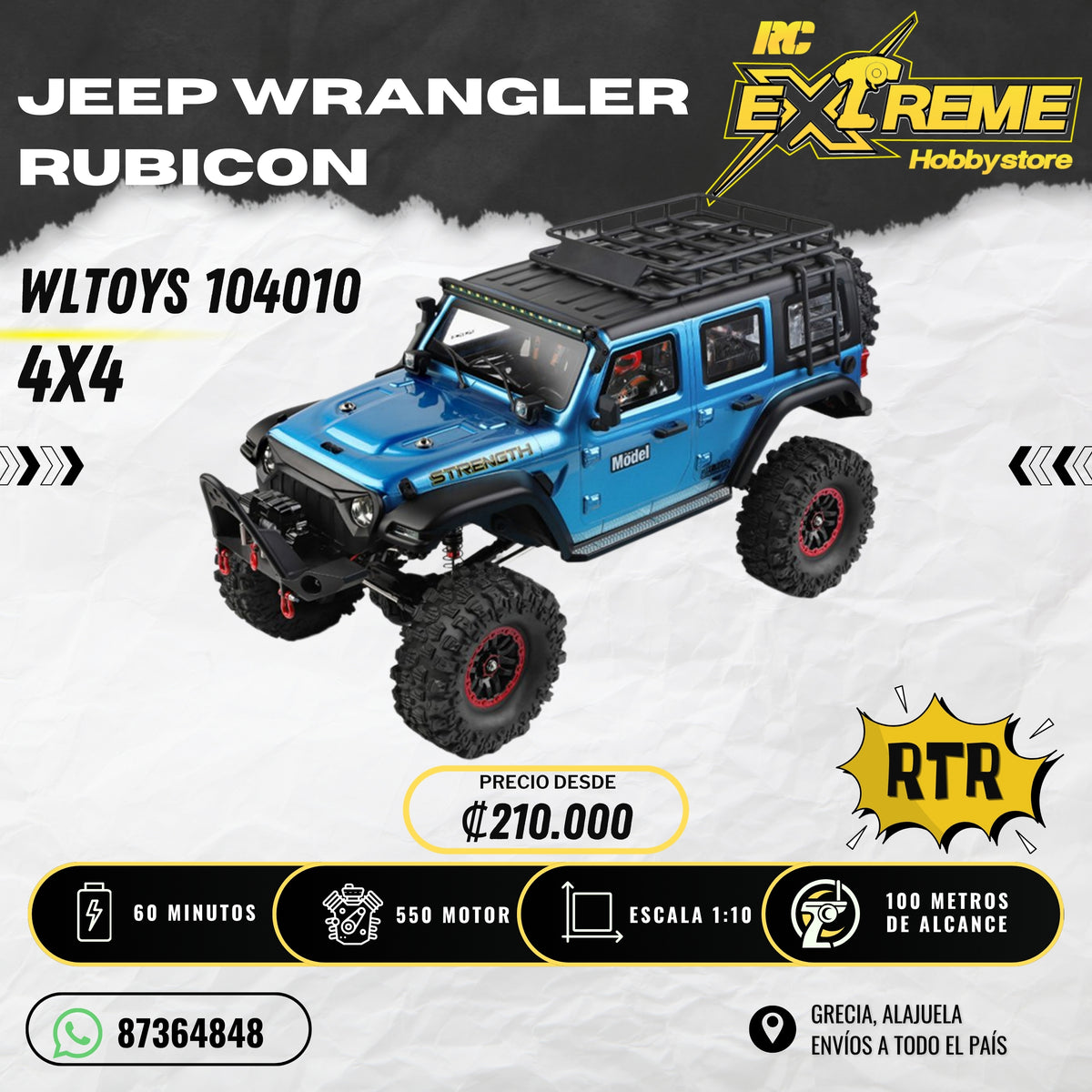 Jeep Wrangler Rubicon WLToys 104010