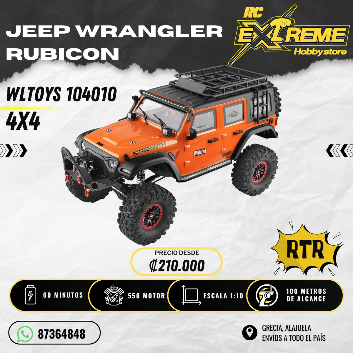 Jeep Wrangler Rubicon WLToys 104010
