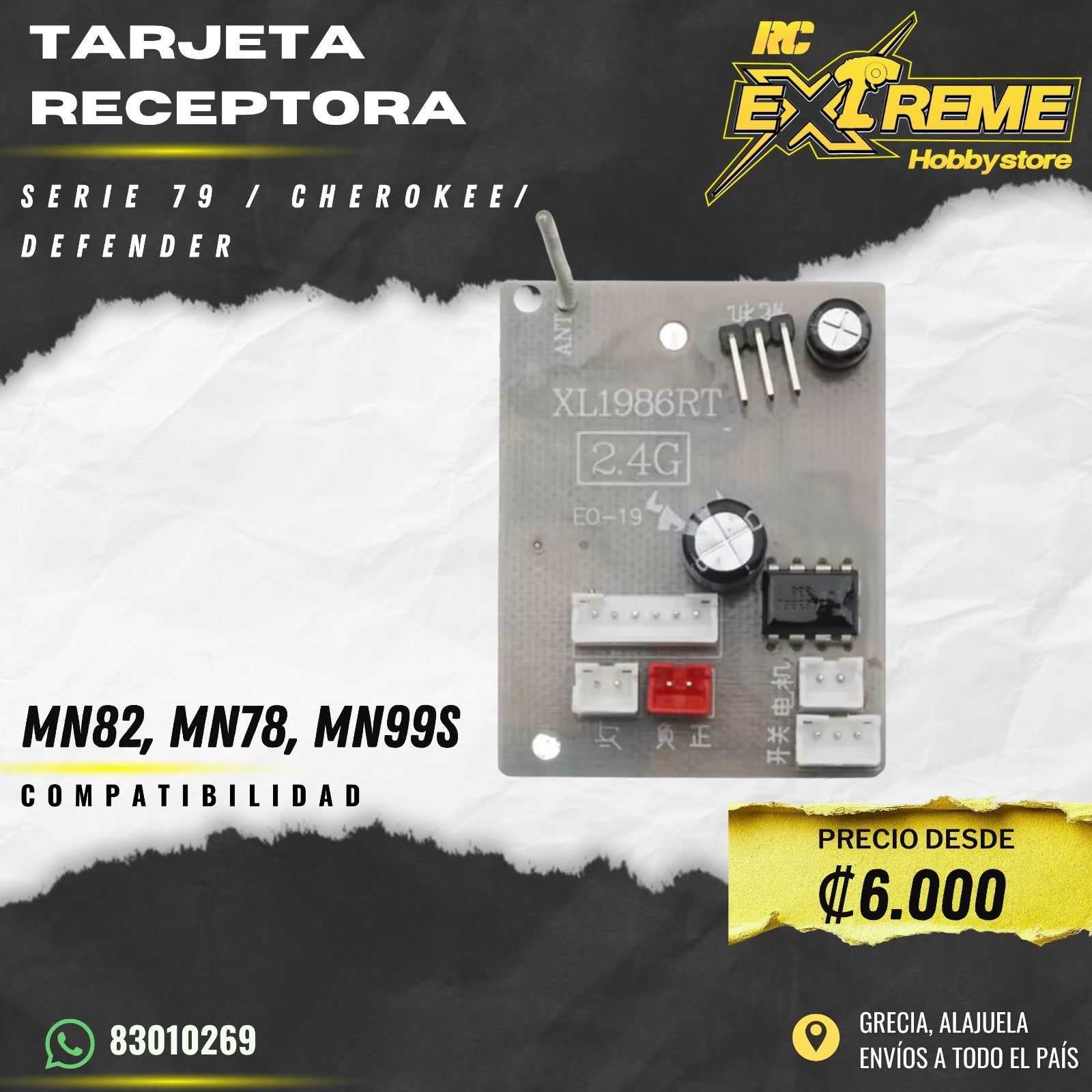 Tarjeta Receptora Serie 79 / Cherokee / Defender