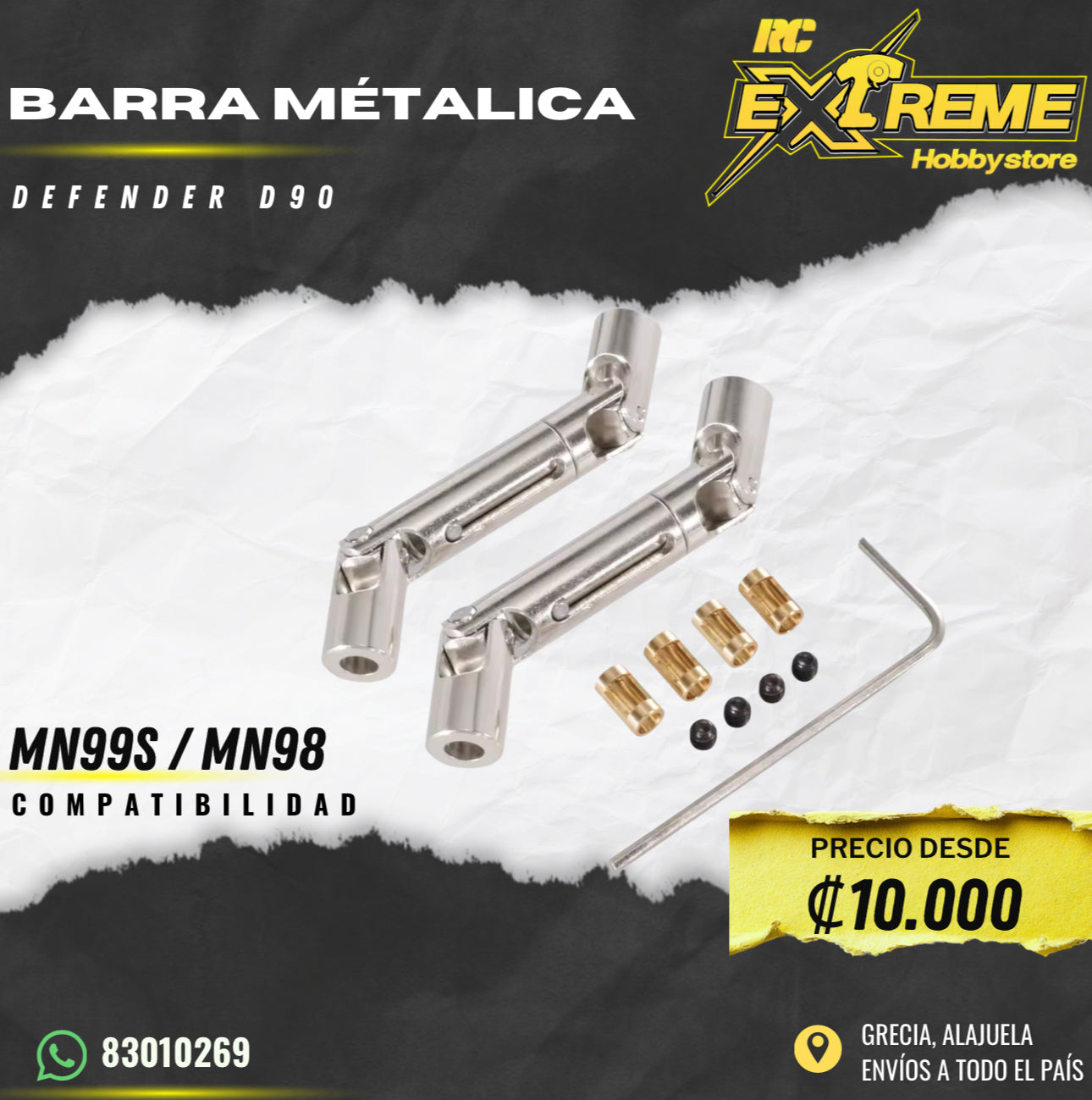 Barra Metálica Defender D90