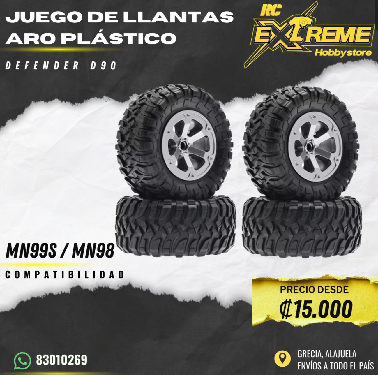 Juego de Llantas Aro Defender D90