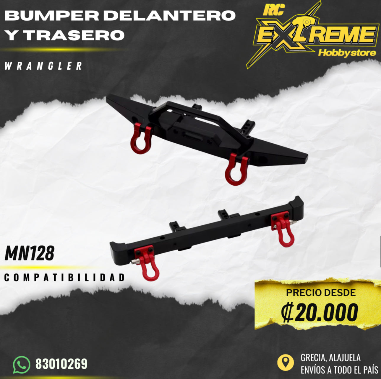 Bumper Delantero y Trasero Wrangler