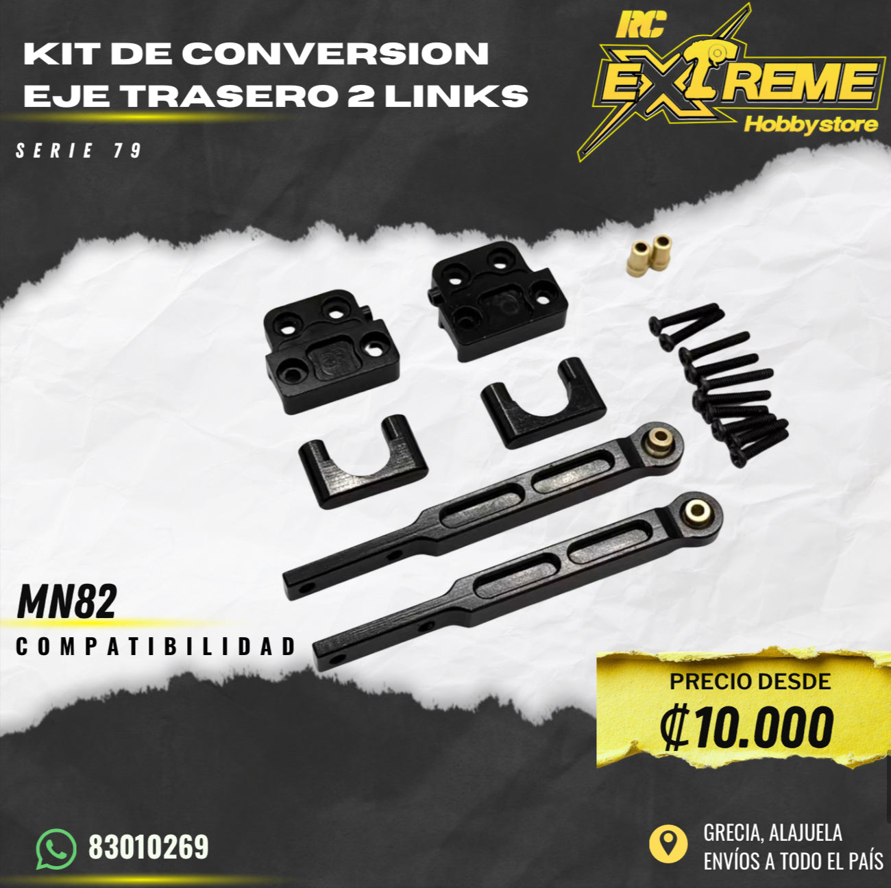 Kit De Conversión  Eje Trasero 2 Links Serie 79