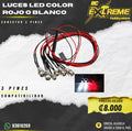 Luces Led Color Rojo o Blanco