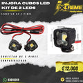 Injora Cubos Kit De 2 LEDs Conector de 2 Pines
