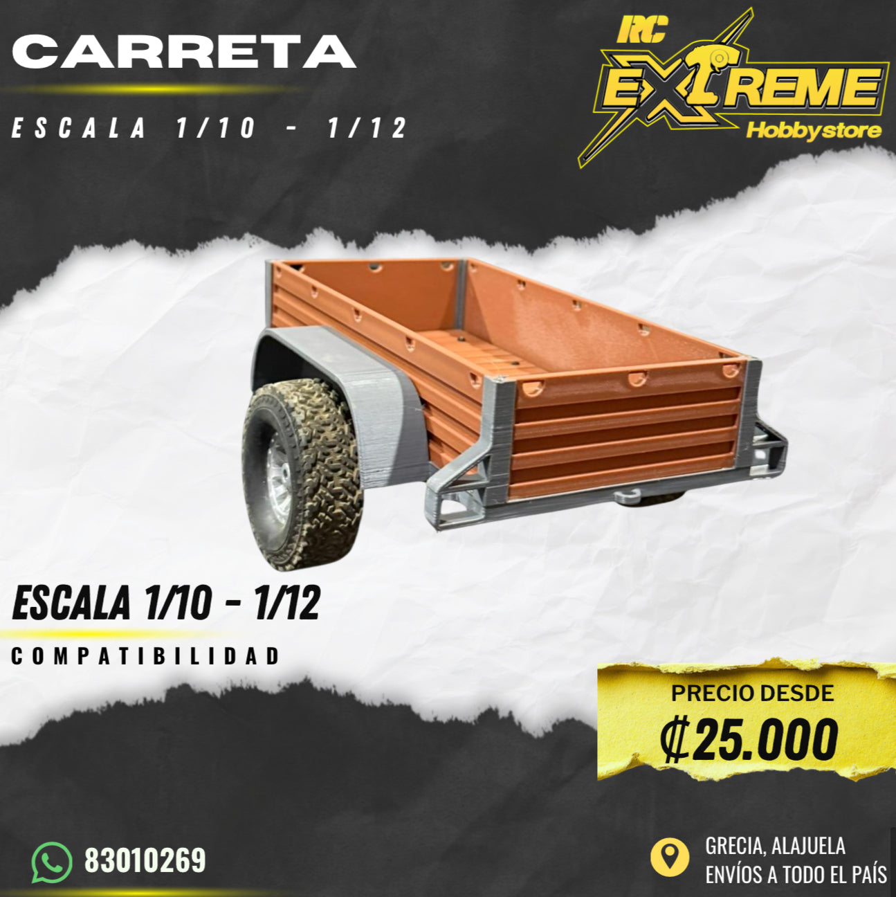 Carreta Escala 1:10 / 1:12